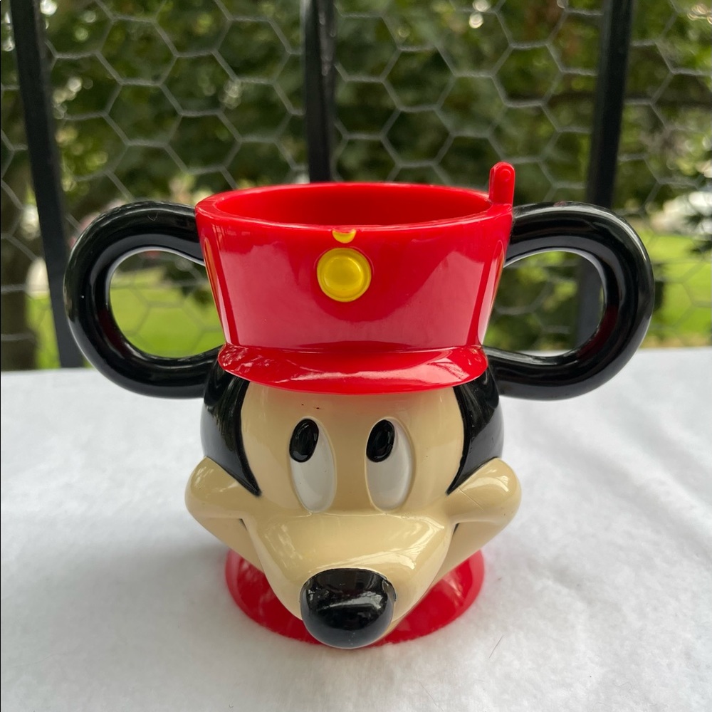 Disney On Ice Mickey Mouse Band Leader Mug Pencil Cup- Missing Flip Top